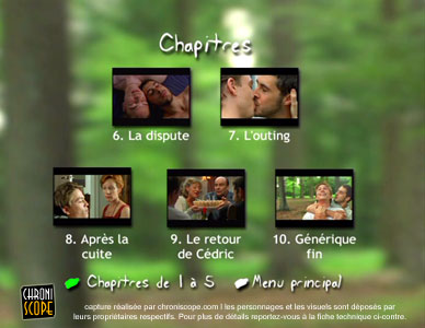 menu DVD de juste une question d'amour