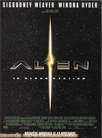Affiche de Alien 4 la rsurection