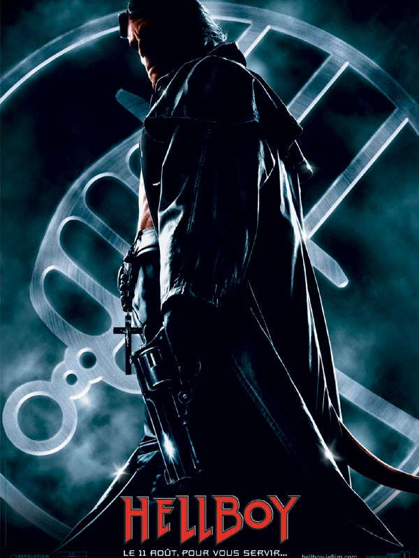 Affiche du film Hellboy de Guillermo Del Toro Affiche du film Hellboy de Guillermo Del Toro