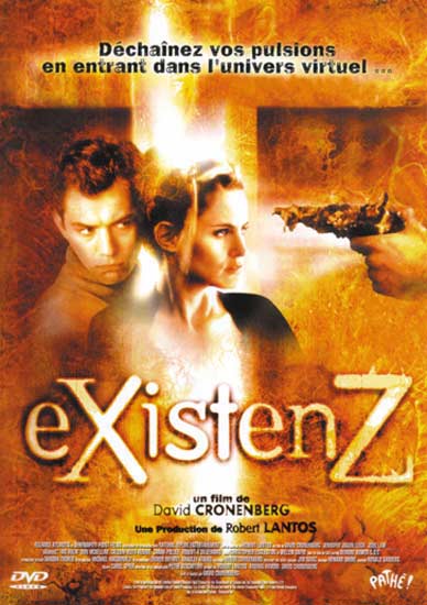 Jaquette DVD de eXistenz recto Jaquette DVD de eXistenz recto
