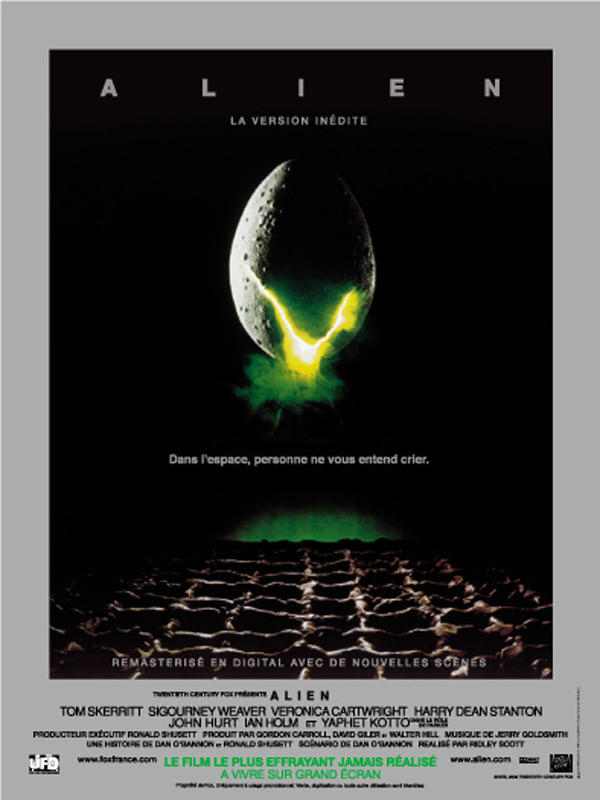 Affiche du film Alien de Ridley Scott