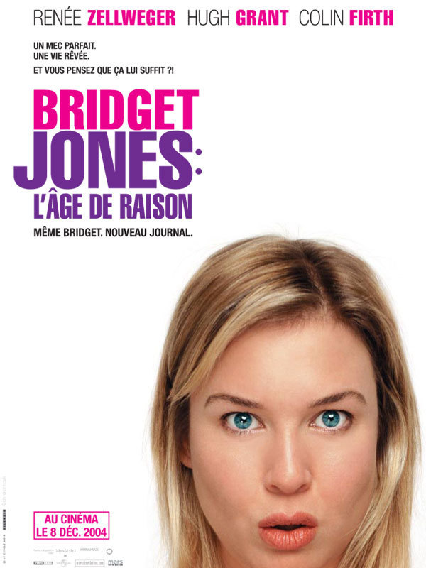 Affiche du film Bridget Jones 2 de Beeban Kidron Affiche du film Bridget Jones 2 de Beeban Kidron