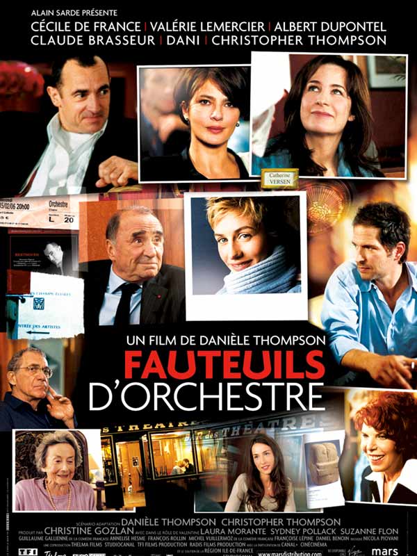 Affiche du film Fauteuil d'orchestre de D.Thompson Affiche du film Fauteuil d'orchestre de D.Thompson