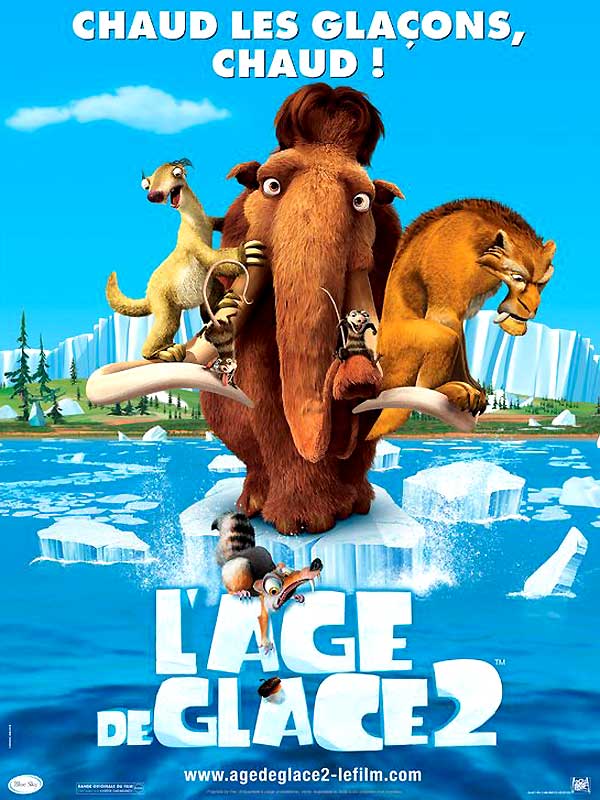 Affiche du film d'animation l'�ge de glace 2