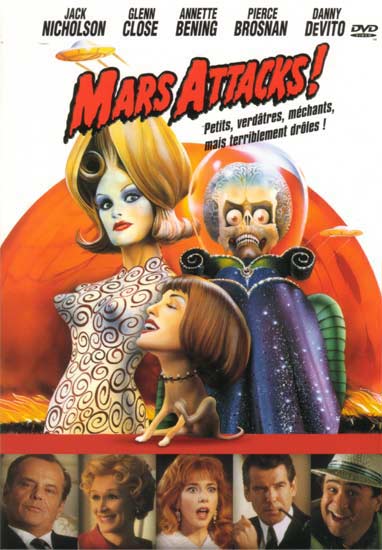 jaquette DVD recto de Mars attacks! jaquette DVD recto de Mars attacks!