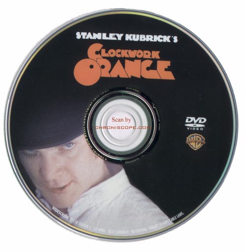 Srigraphie DVD de Orange Mcanique