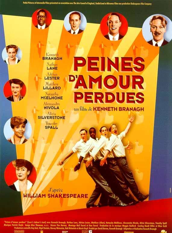 Affiche du film Peines d'Amour perdues Affiche du film Peines d'Amour perdues