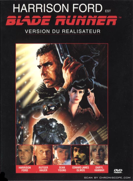 jaquette du DVD de Blade Runner recto