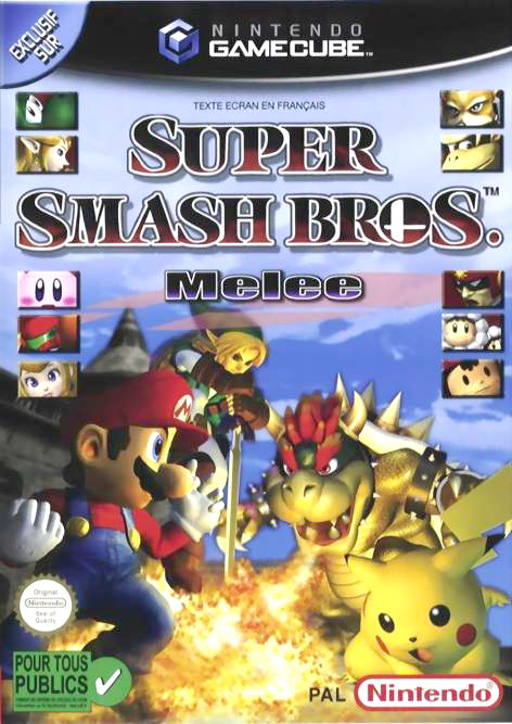 Super Smash Bros Melee (feu mediacovers)