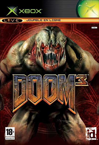 jaquettte microsoft xbox doom3 - id software