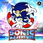 Sonic Adventure jaquette sega dreamcast face