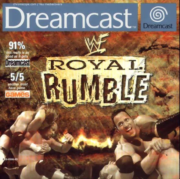 WWF Royal Rumble jaquette sega dreamcast face