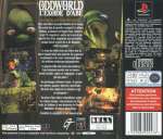 Oddworld l'exode d'Abe jaquette sur playstation