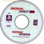Actua golf jaquette sur playstation de sony