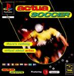 Actua soccer jaquette sur playstation de sony