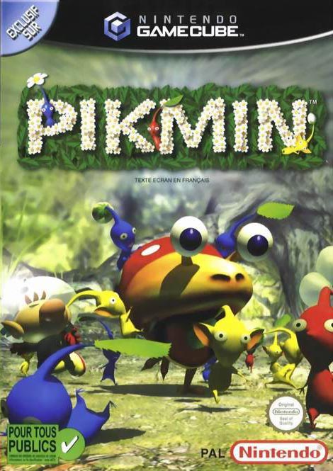 Jaquette de Pikmin Recto (feu  mediacovers)