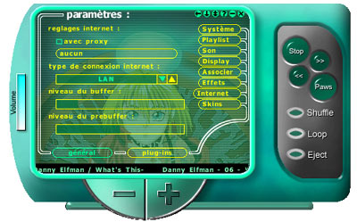 Skin de sonique de terra-lycos (player son)