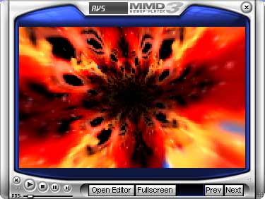 Capture de Winamp Skin MM3, visualisations