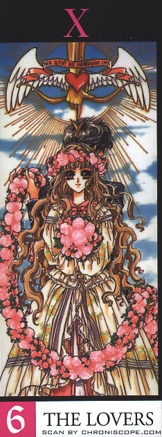 scan carte X n� 6 de clamp : the lovers