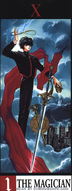 scan carte X n�  1 de clamp : the magician