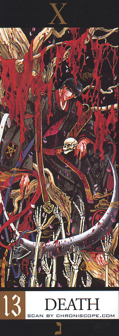 scan carte X n� 13 de clamp : death
