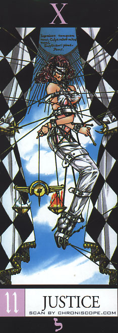 scan carte X n� 11 de clamp : justice
