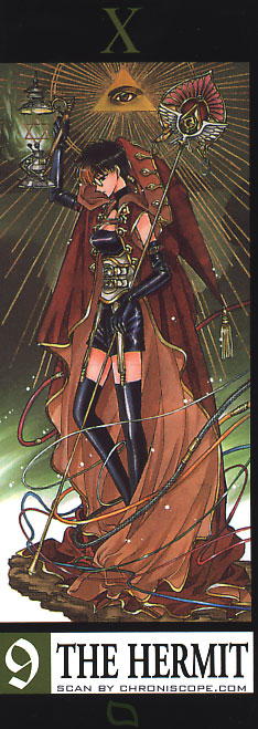 scan carte X n� 9 de clamp : the hermit